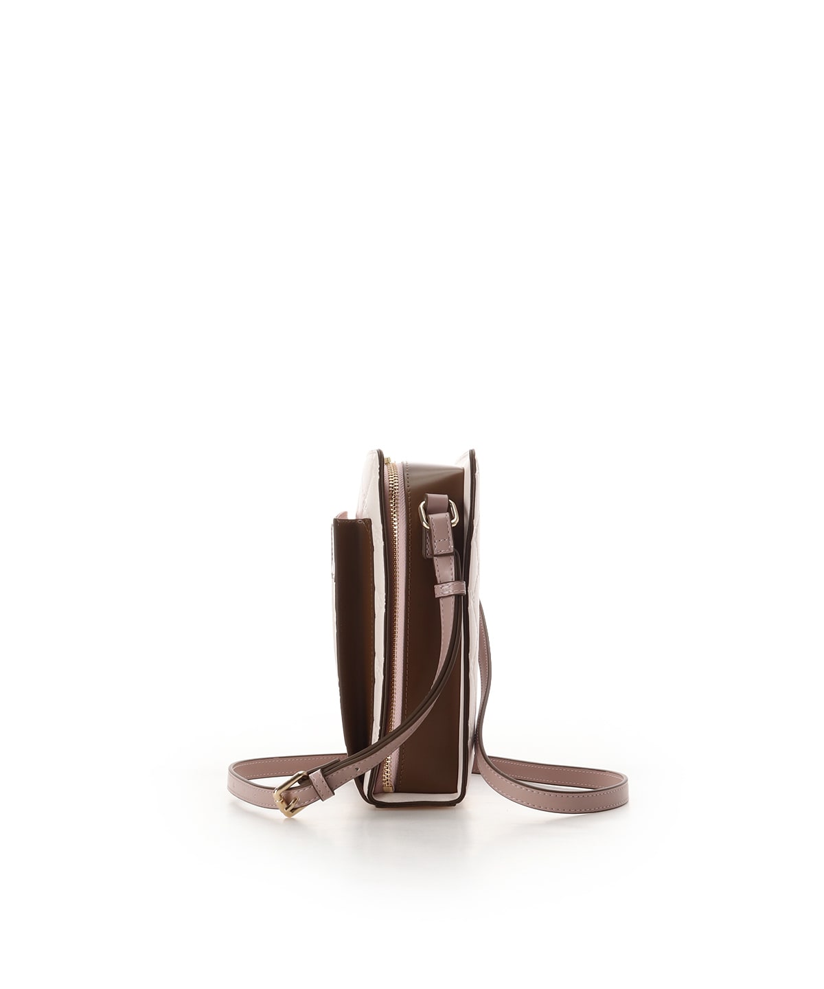 型押しモノグラム スクエアショルダーバッグ