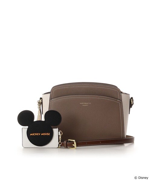 Disney Collection ミッキー カードケース付きショルダーバッグ Free ベージュ Chouette アンドシュエット 公式オンラインショップ Disney Collection ミッキー カードケース付きショルダーバッグ Free ベージュ Chouette アンドシュエット 公式オンラインショップ