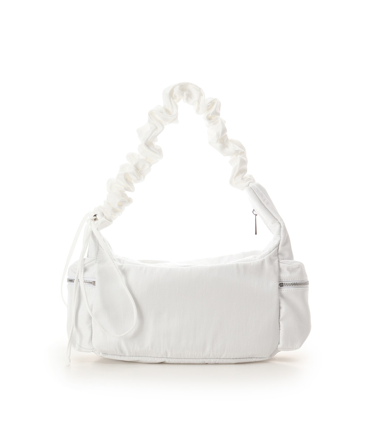 ギャザーハンドルハーフムーンバッグ