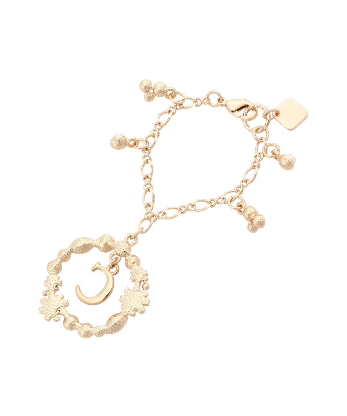 フラワーサークルイニシャルチャームC