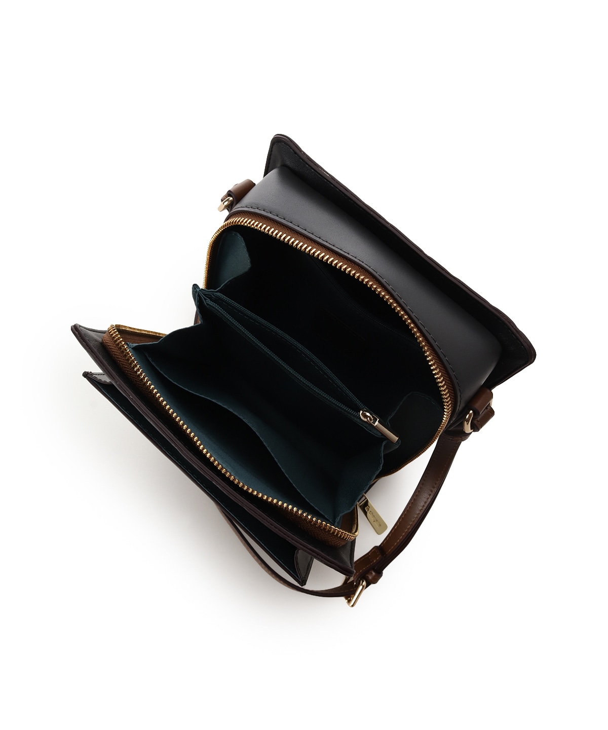 型押しモノグラム スクエアショルダーバッグ