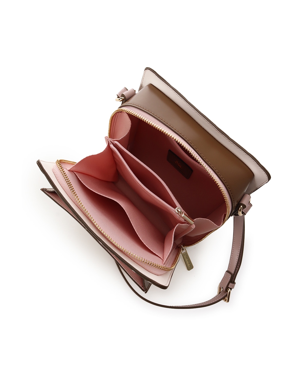 型押しモノグラム スクエアショルダーバッグ