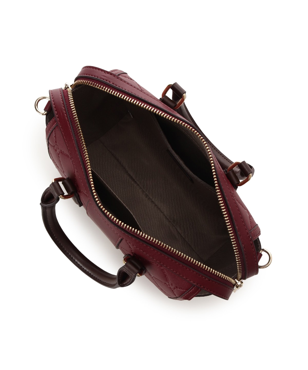 型押しモノグラム ミニボストンバッグ