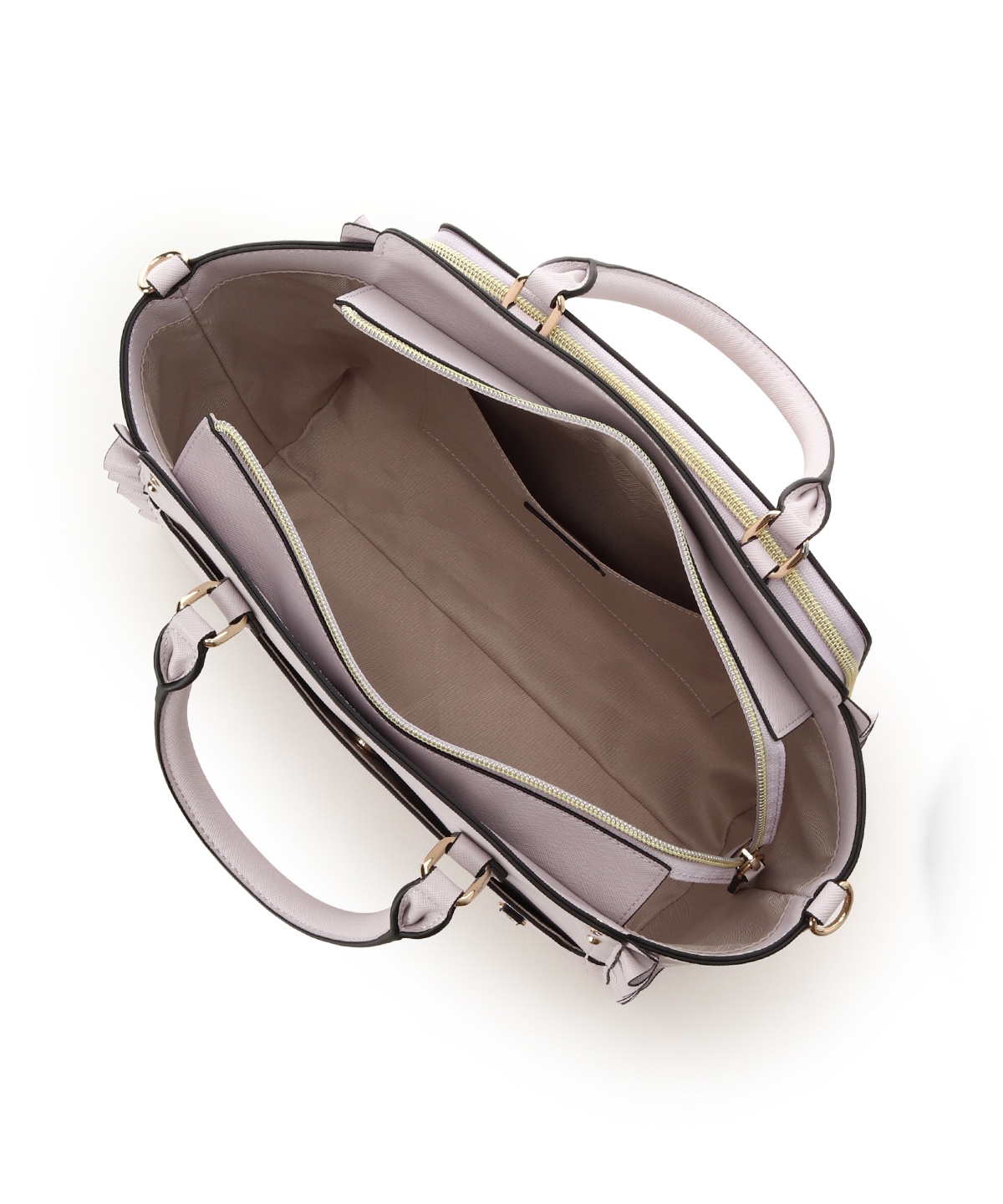 《推し事バッグ》クリアポケット付きトートバッグ