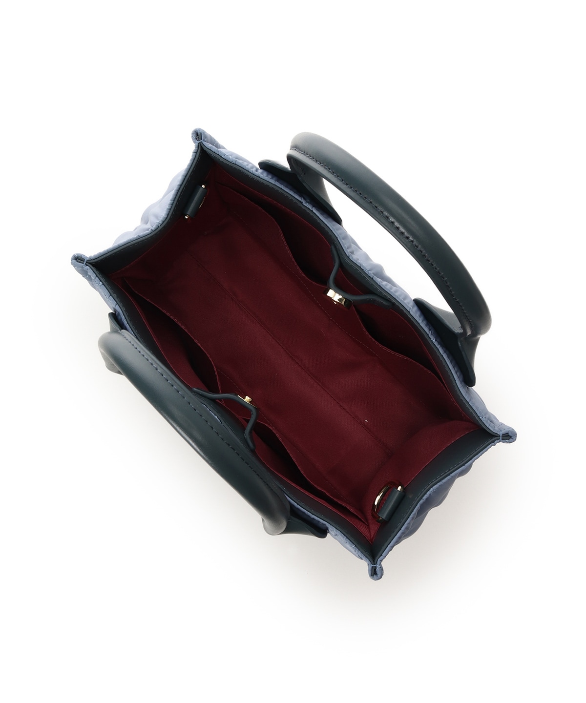 ダイヤ型キルティングハンドバッグ