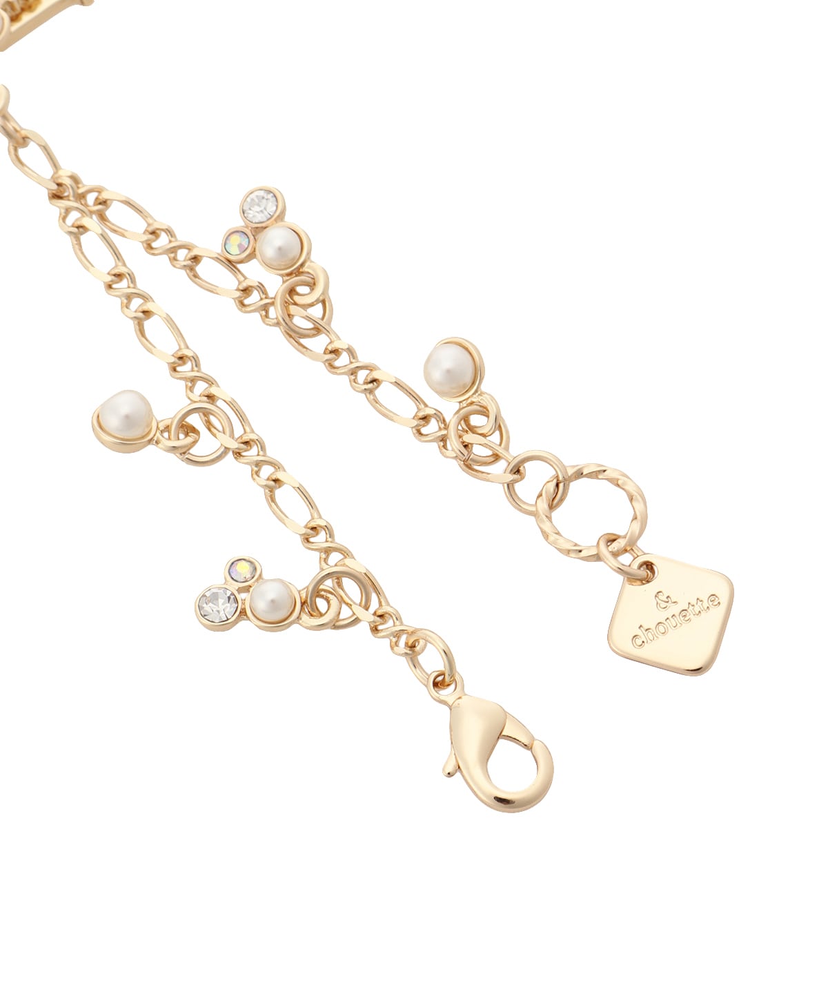 フラワーサークルイニシャルチャームH