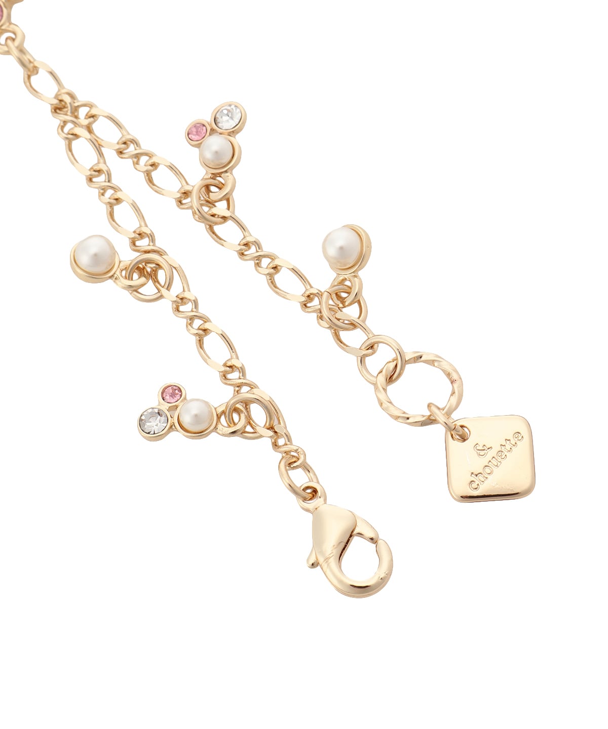 フラワーサークルイニシャルチャームM