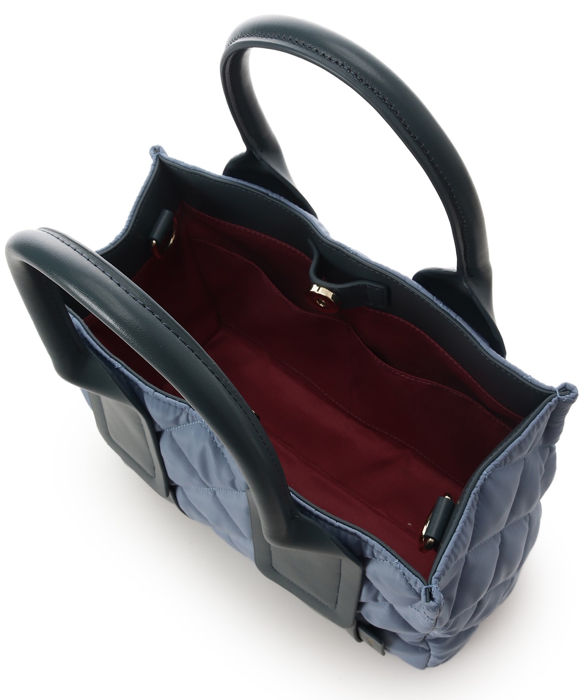 ダイヤ型キルティングハンドバッグ