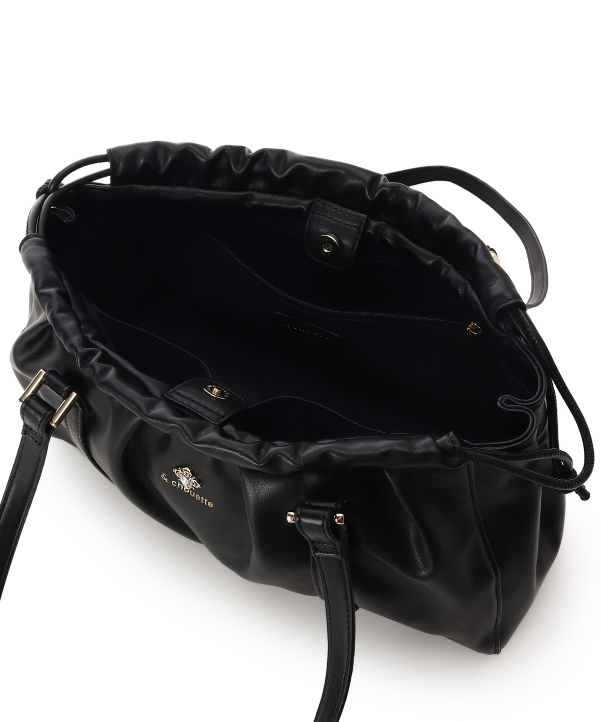 ビジューロングハンドルバッグ