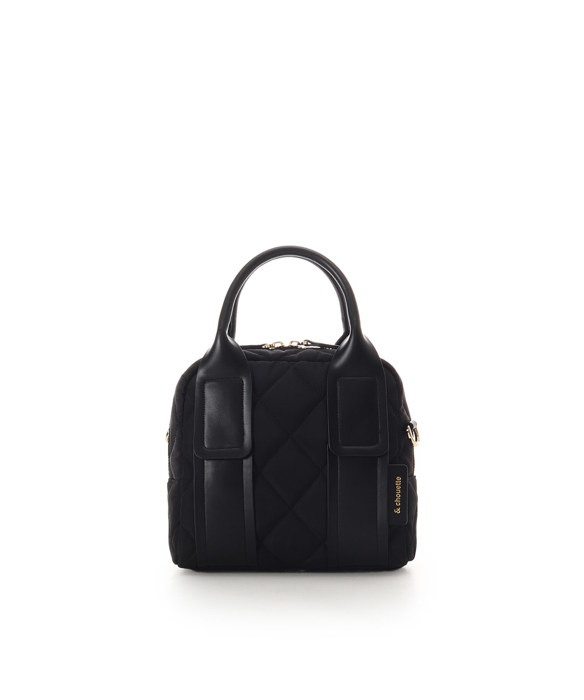 ダイヤ型キルティングショルダーバッグ