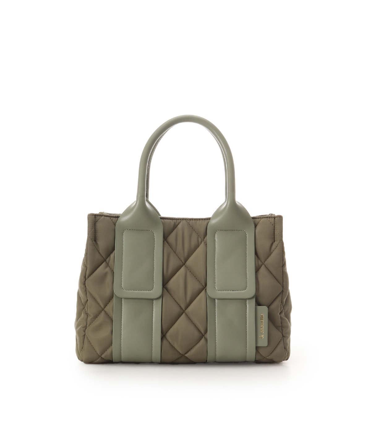 ダイヤ型キルティングハンドバッグ