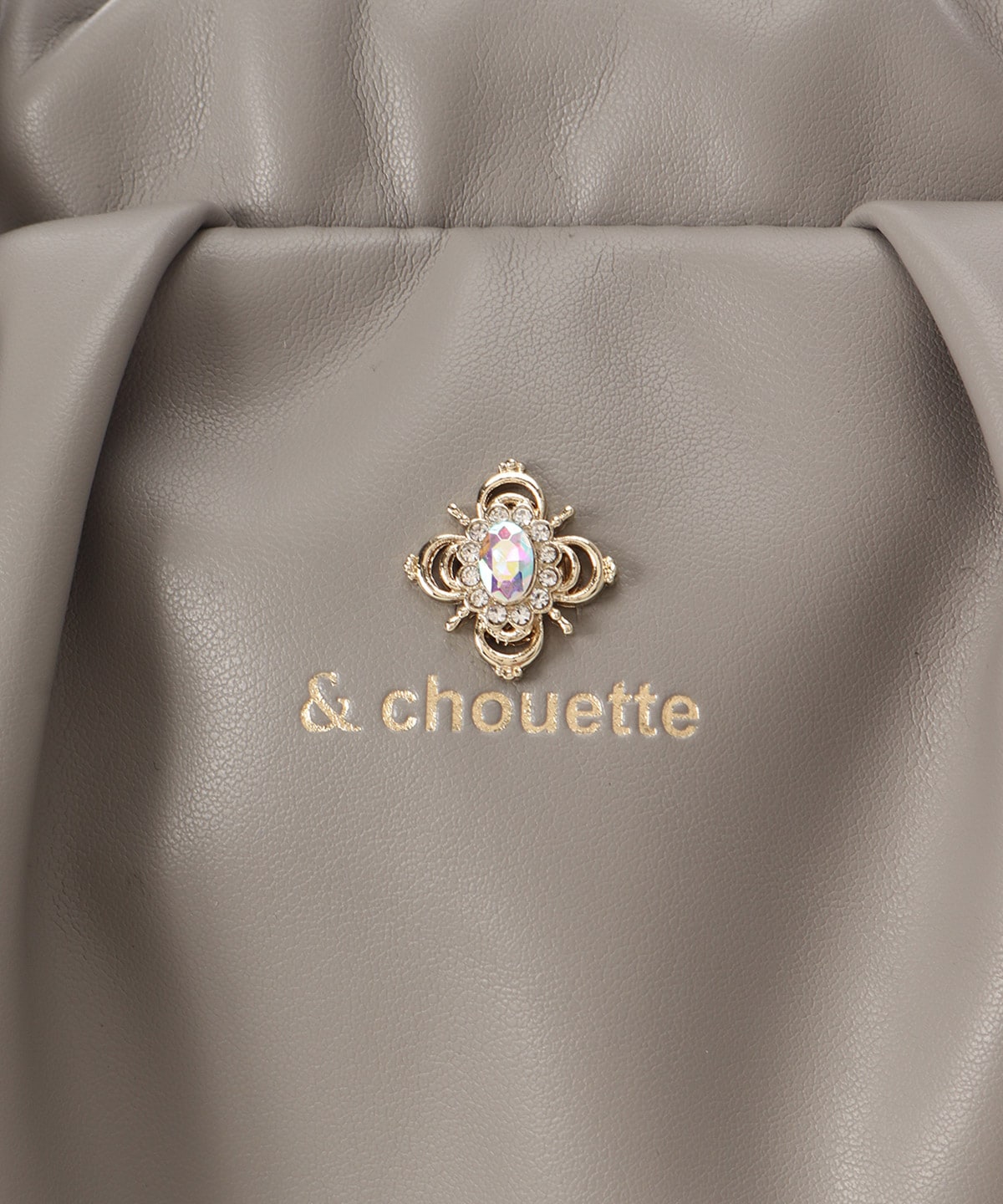 ビジューロングハンドルバッグ