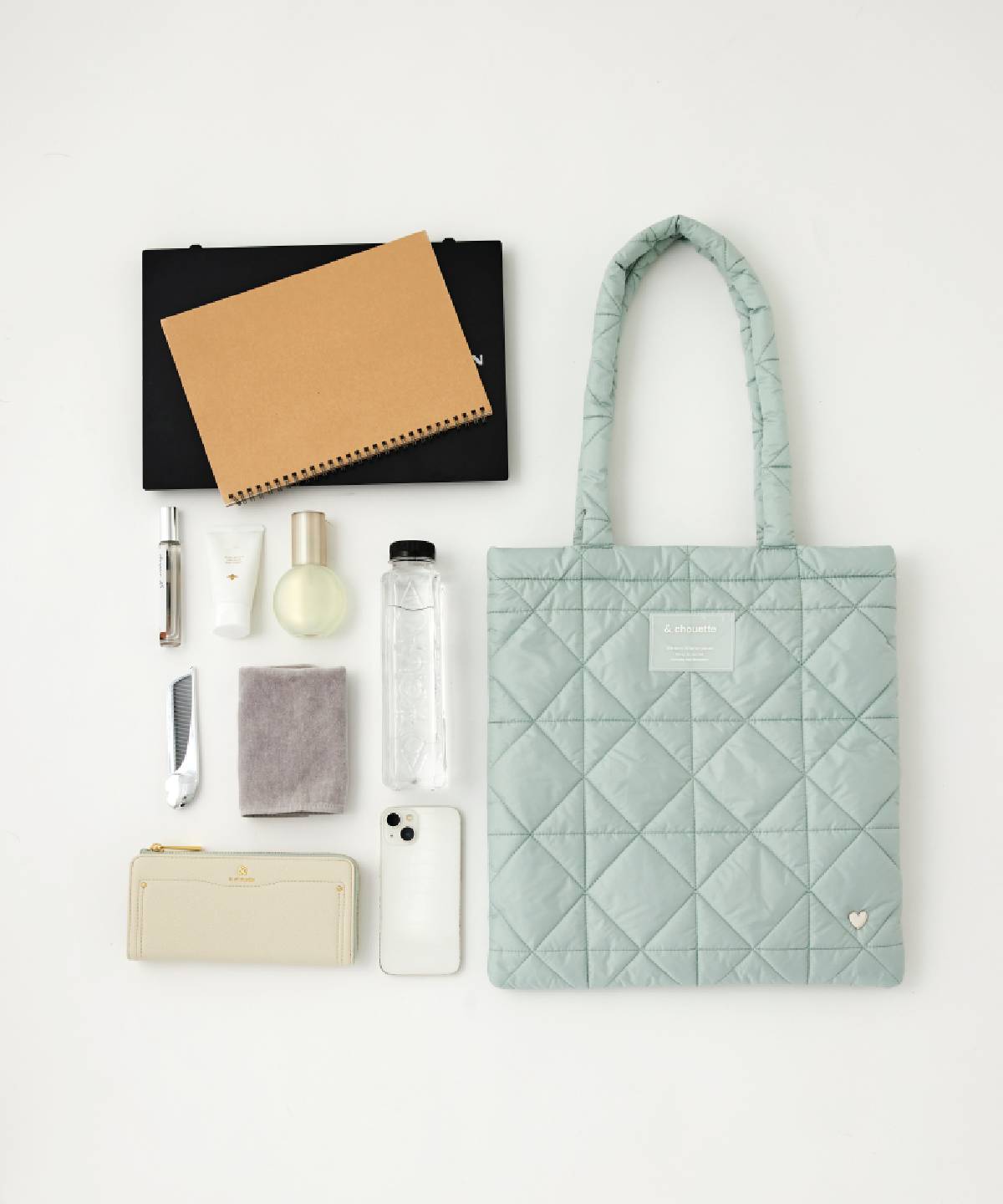 キルティングトートバッグ