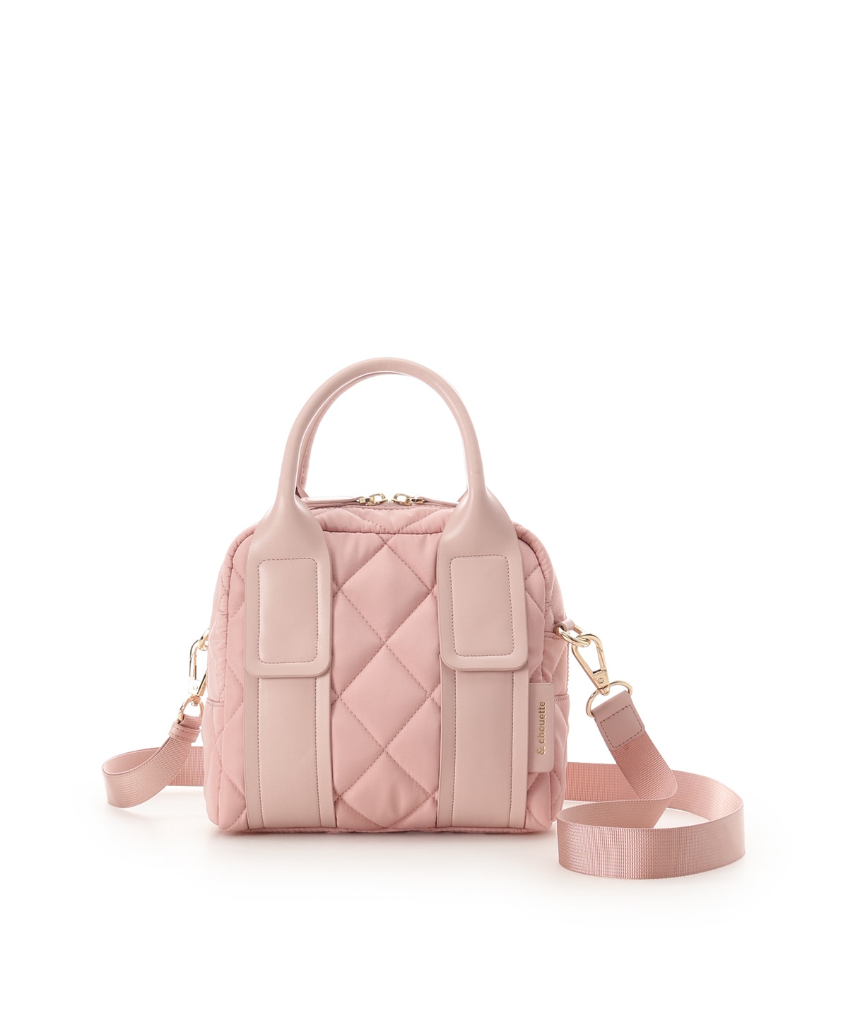 ダイヤ型キルティングショルダーバッグ