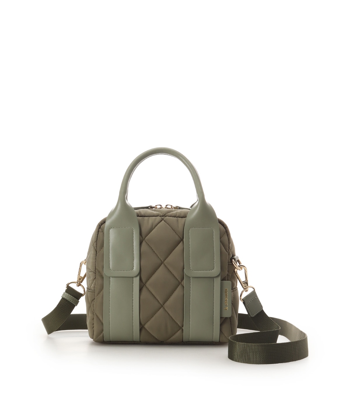 ダイヤ型キルティングショルダーバッグ