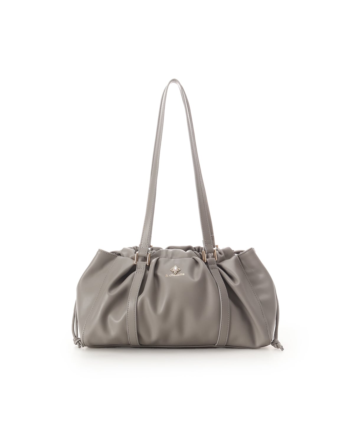 ビジューロングハンドルバッグ