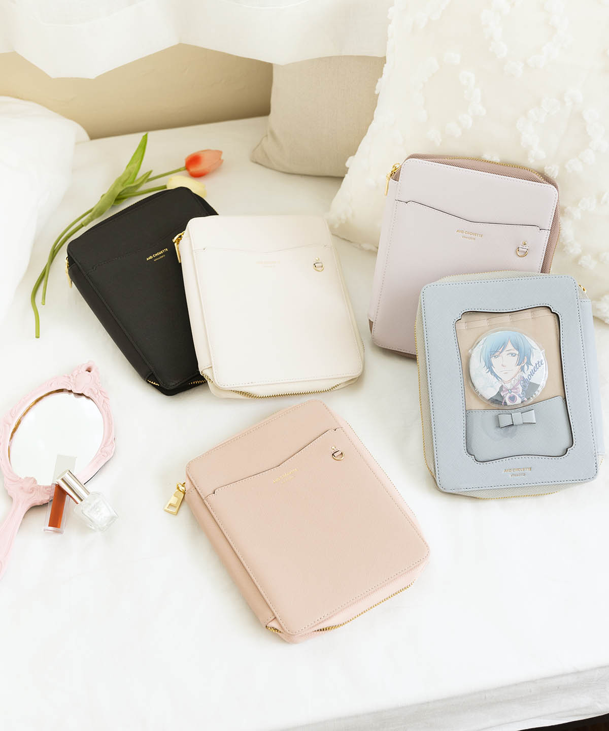 《推し事》クリアポケット付きポーチ