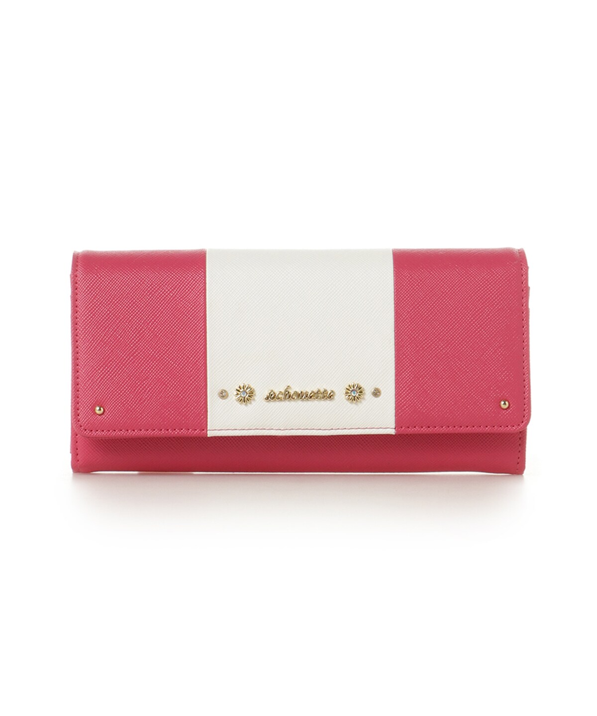 バイカラーフラップ財布 Free マゼンタ Chouette 公式オンラインショップ アンドシュエット