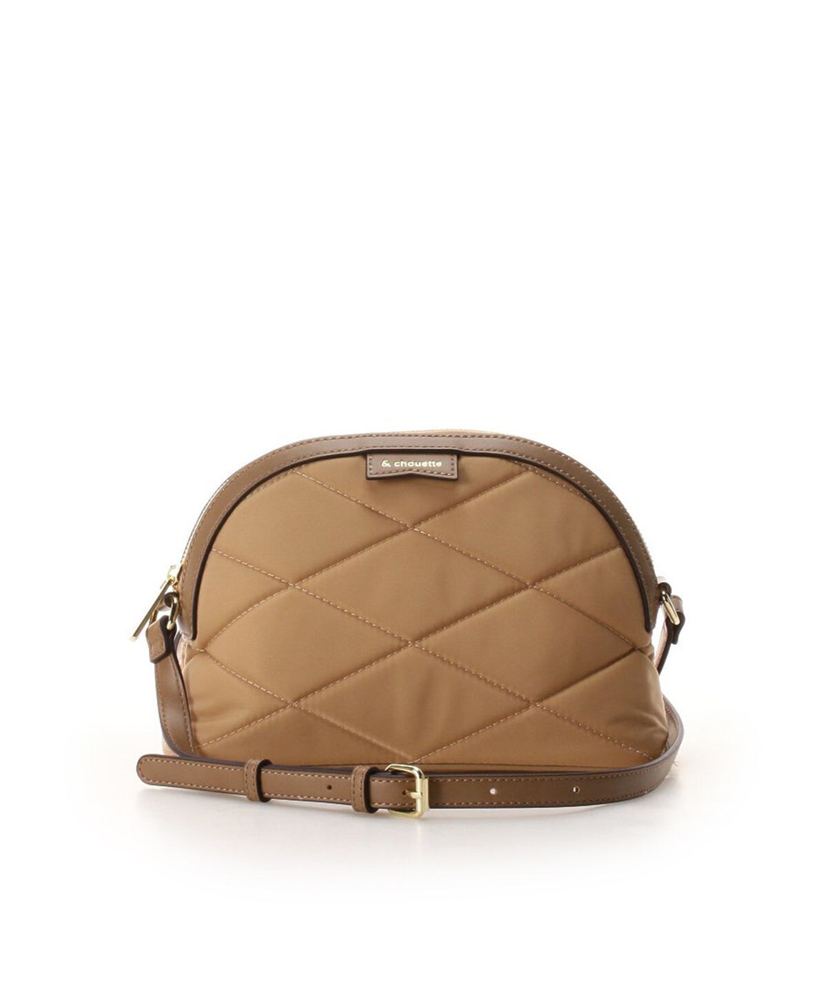 ダイヤキルティングショルダーバッグ Free ベージュ Chouette 公式オンラインショップ アンドシュエット