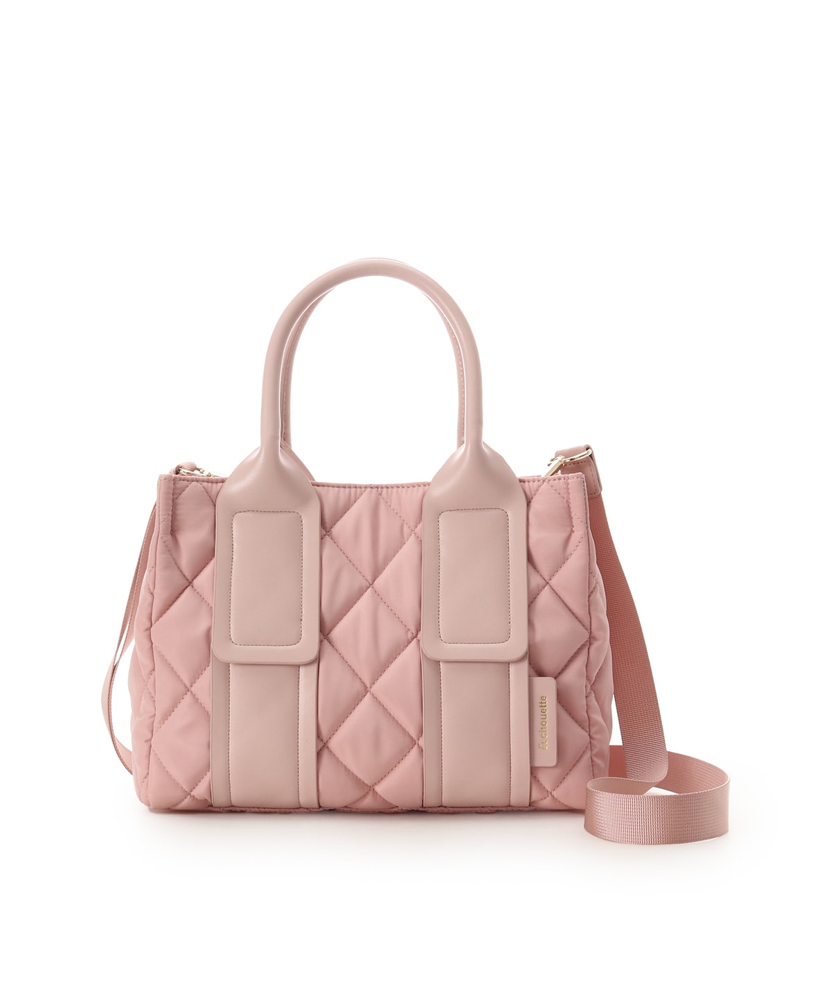 ダイヤ型キルティングハンドバッグ