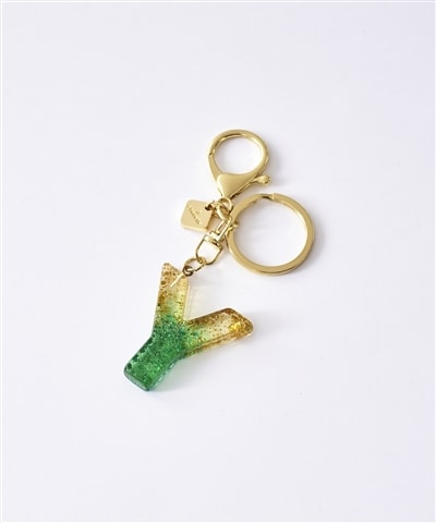 カラフルアクリルイニシャルチャームY