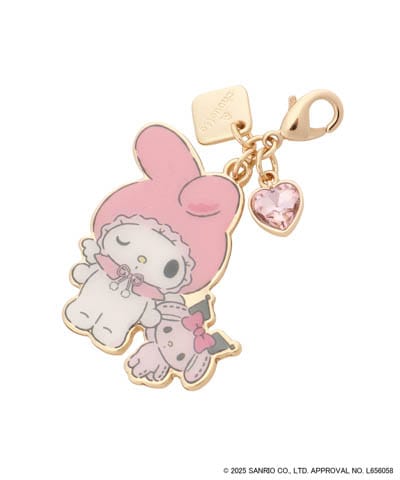 「マイメロディ」＆「クロミ」コレクション　ファスナーチャーム「マイメロディ」